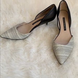 French Connection kitten heels